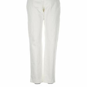 Zara white straight leg trousers
